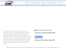 Tablet Screenshot of cardpaymentsolutions.com